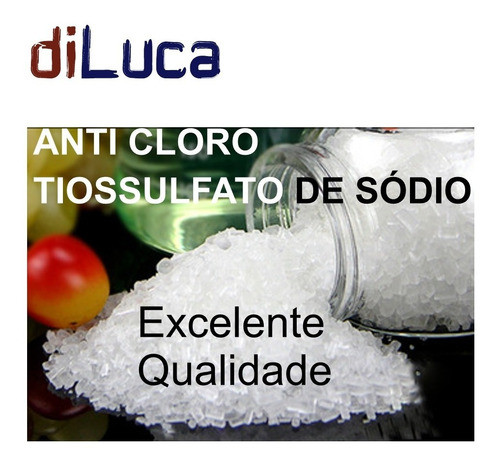 Tiossulfato De Sódio (hipossulfito Sódio) 10kg Anti Cloro 0