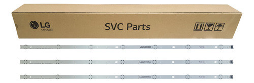 Kit 3 Barras De Led Tv LG 43lu660h 43uj6300 43uk6310pse 0