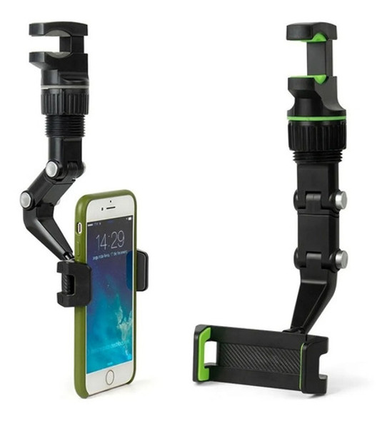 Suporte Pra Celular Veicular Encaixe Retrovisor Carro 360° 0