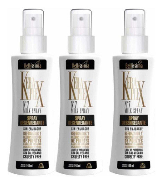 Bellissima Spray Desenredante Keraplex Sin Enjuague X3 Und 0 Bellissima Spray Desenredante Keraplex Sin Enjuague X3 Und 0