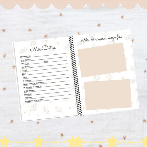 Cuaderno Pediátrico Bebé Imprimible Osito 1