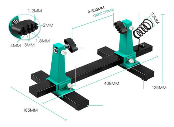 . Suporte De Placa De Circuito Pcb, Ferramenta De Reparo, 1