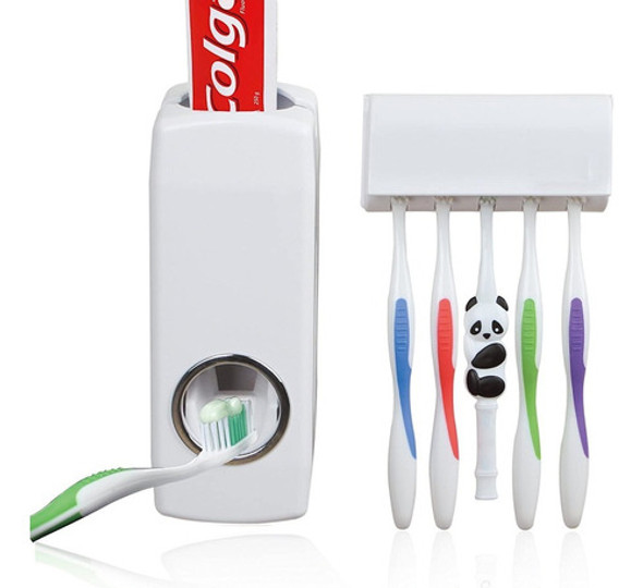 Dispensador Automatico Pasta Dental Y Porta Cepillo Diente ® 0 Dispensador Automatico Pasta Dental Y Porta Cepillo Diente ® 0