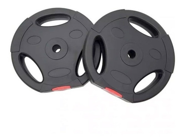 Disco De 5 Kg Con Manijas Pesa Triple Agarre Mancuerna Body 0