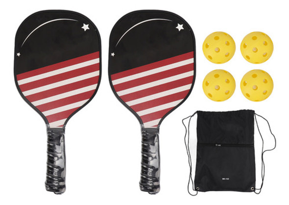 Equipamento Pickleball, 2 Peças De Pás, Madeira Durável, Pp 0
