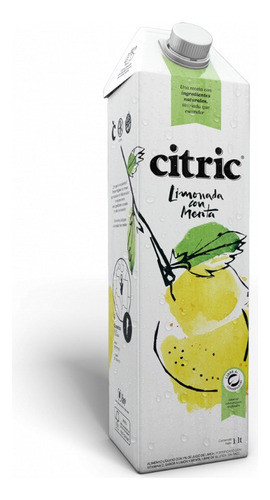 Jugo Citric Limonada Con Menta 1 Litro Pack X12 Unidades 0