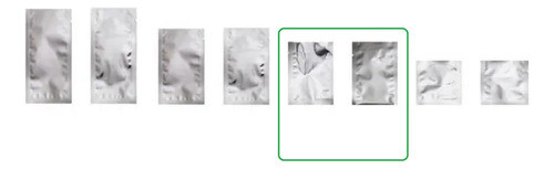 1000 Sachê De Alumínio 70 X 100mm 0