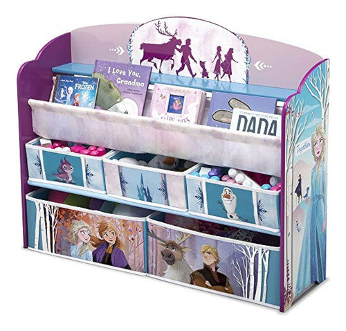 Delta Children Deluxe Toy Y Organizador De Libros, Disney Fr 1