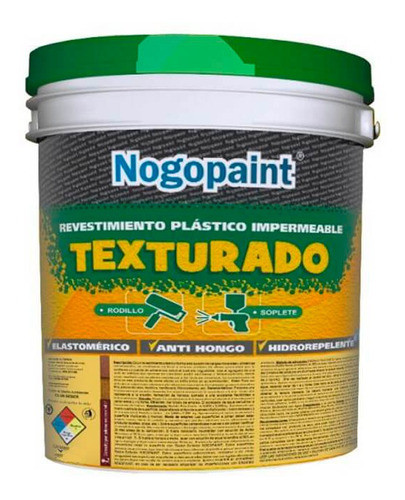 Texturado A Rodillo 25 Kg Borgoña Nogopaint 0