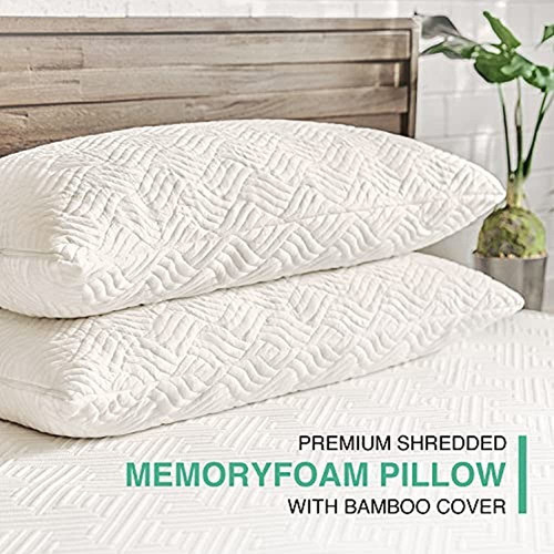 Almohada De Cama De Espuma Viscoelástica Triturada Enther, A 1