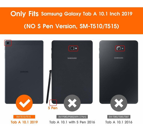 Funda Para Galaxy Tab A De 10.1 Sm-t510 / T515-23gr 1