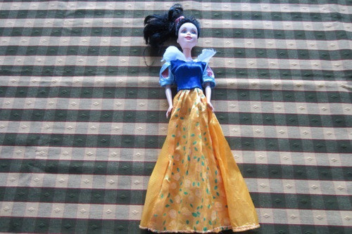 Muñeca Articulada Blancanieves!!!, Con Vestido, Excelente Es 0