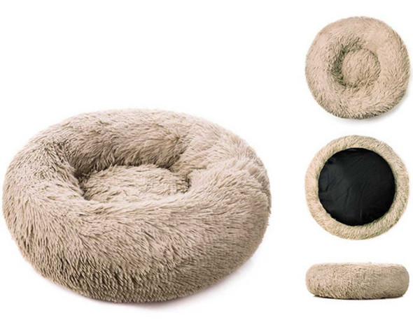 Cama Puff Plushy Para Perro Y Gato Antiestres 70cm 0 Cama Puff Plushy Para Perro Y Gato Antiestres 70cm 0