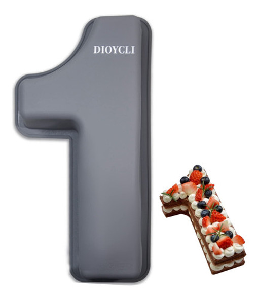 Molde Para Tartas Dioycli Con Números Grandes Para Hornear, 0