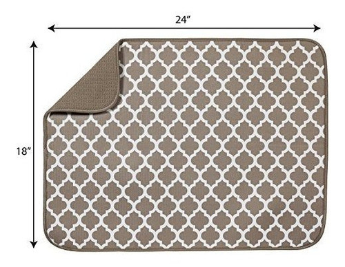 Alfombrilla Para El Secado De Vajilla De Microfibra Extralar 1