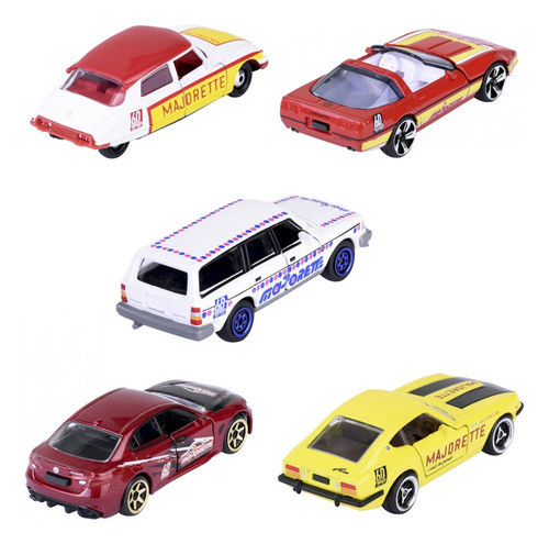 Pack 5 Miniaturas Edição Aniversário Giftpack 1/64 Majorette 1