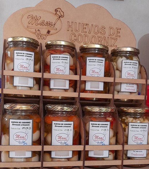 Huevos De Codorniz Envasado X12 Frascos Listos Para Consumir 1