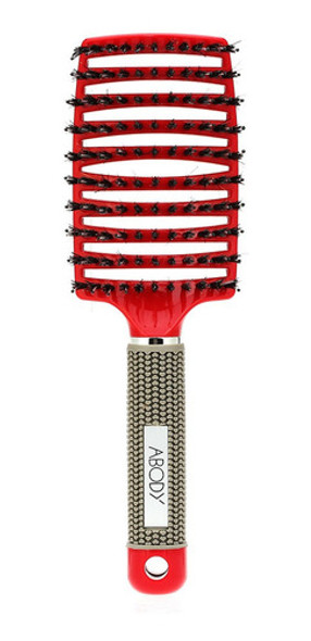 Escova De Cabelo Abody De Cerdas De Nylon Desembaraçamento 1