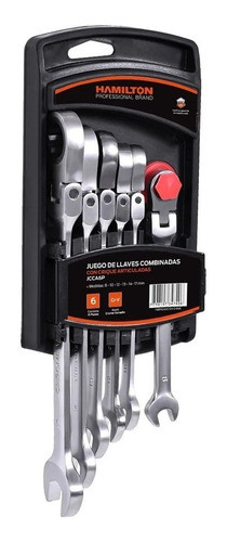 Set 6 Llaves Combinadas Con Crique Hamilton Jcca6p 0