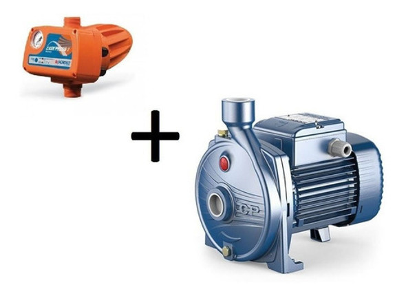 Kit Presion Bomba 1hp Centrifuga Pedrollo + Presscontrol 2hp 0