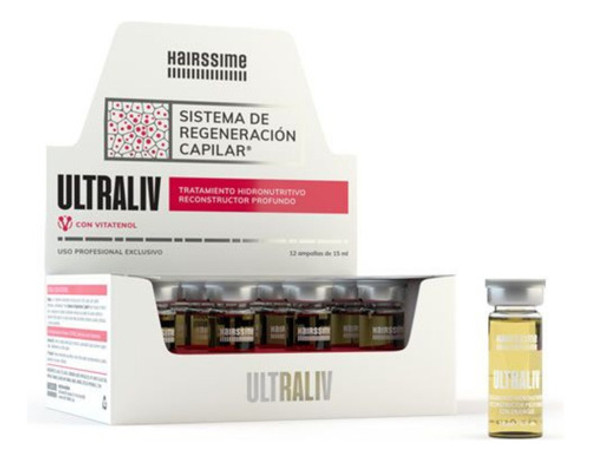 Hairssime Hair Logic Ampollas Ultraliv X 15ml X 12un 0