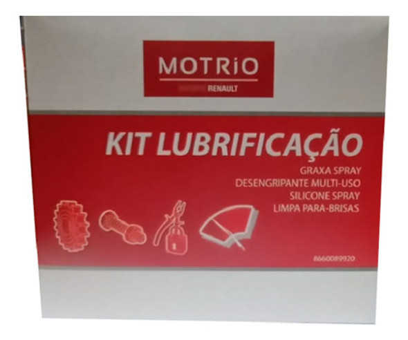 Kit Limpeza Lubrificação 4pcs Renault Motrio Multimarcas 0