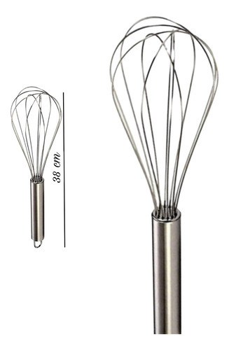 Batidor Pera Acero Super Grande 38cm X1u 1