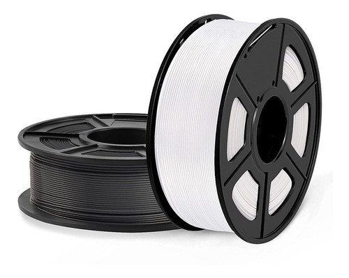 Sunlu Pla Filamento Para Impresora 3d Blanco Y Negro 0