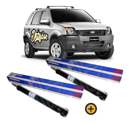 Kit X2 Amortiguadores Traseros Ford Ecosport 03/-- 0