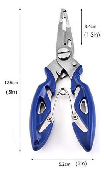 Pinzas De Pesca Tzoxal, Removedor De Anzuelos De Acero In... 1