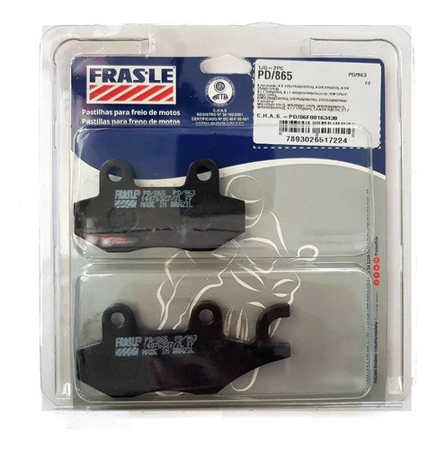 Pastilla Freno Frasle Yamaha Xtz 125 / 250 / En - Sti Motos 0
