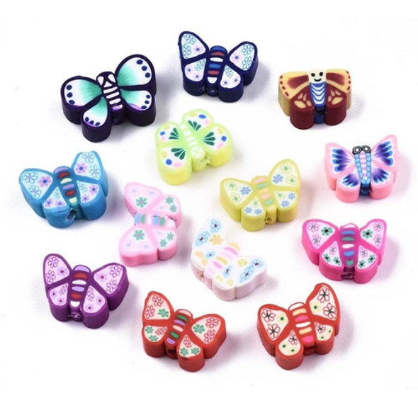 Mariposas De Fimo (pack Por 10 Unidades) 0 Mariposas De Fimo (pack Por 10 Unidades) 0