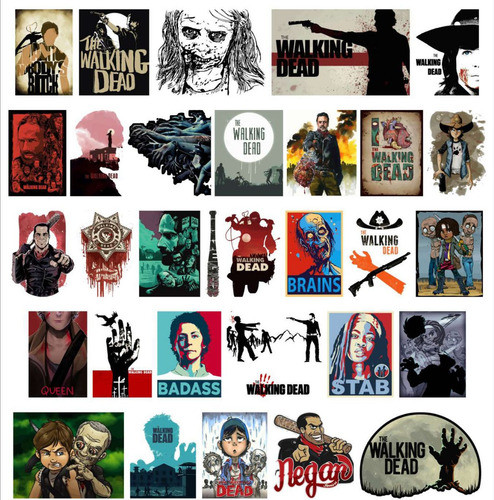 Super Exclusivos! Walking Dead Color! Vectores, Estampas!! 0