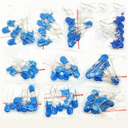 Pack 110 Capacitores Ceramicos 2kv Alto Voltaje 11 Valores 1