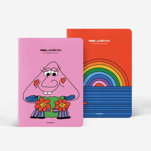 Libretas Grandes X2 Monoblock Lisas - Trimachi By Domestika 0