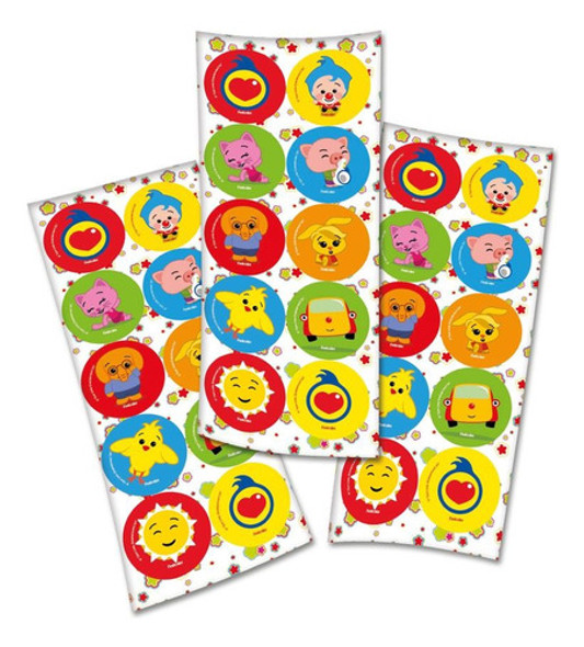 30 Adesivos Herói Coração - 3 Cartelas Com 10 Adesivos Cada 0