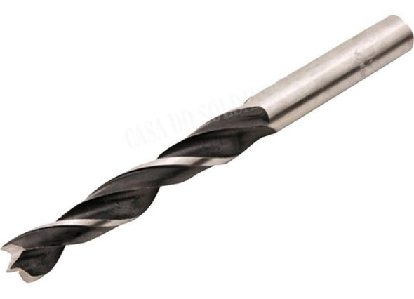 Broca Aco Carbono 3 Pontas P/madeira 19x180mm Rocast 53,0065 0