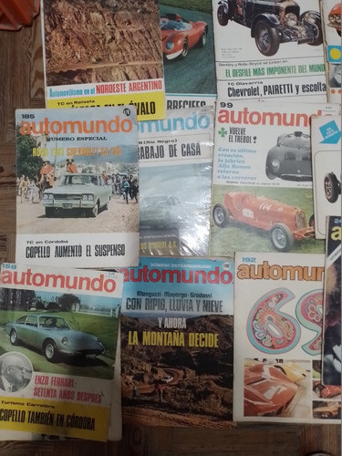 Lote De 16 Revistas * Automundo * Años -  1967 / 1969 0
