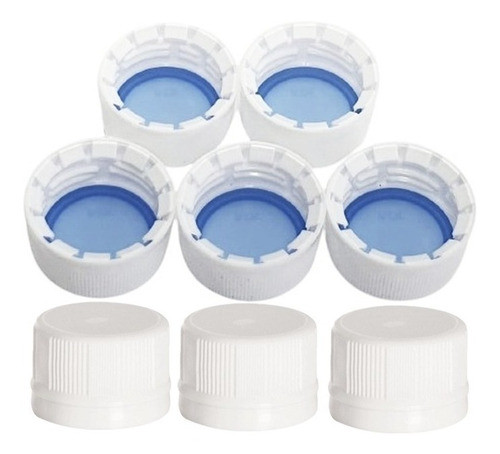 100 Tampa Branca Lacre Vedante 28mm Para Frasco Pet E Vidro 0