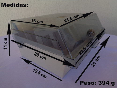 Antigo Depósito Acrílico Da Clone Para Guardar Disquetes 1