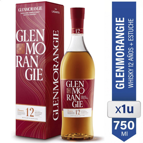 Whisky Glenmorangie Lasanta 12 Años Single Malt 750cc 0