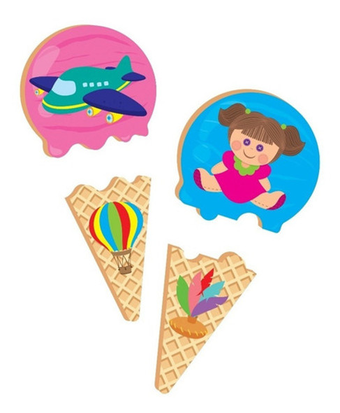 Jogo Sorvete Das Rimas Infantil Educativo E Didático - Nig 1