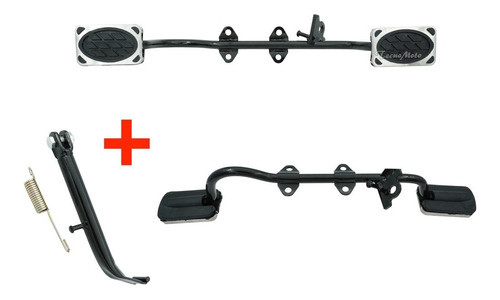 Hierro Posa Pie Pedalines Delanteros+ Muleta Energy Mirage 0