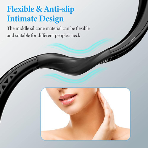 Xuanyuql Ventilador De Cuello Portátil Sin Aspas Ventilador 1