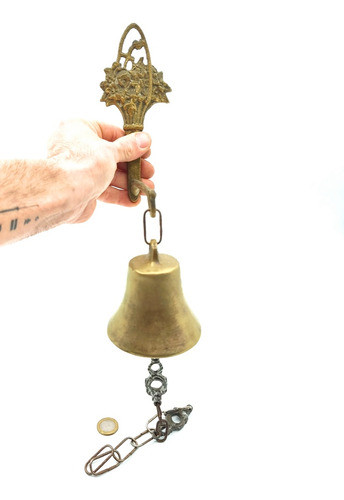 Campana Bronce Soporte Para Colgar (m1) - Herrajes 0