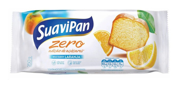 Kit 3 Bolos Suavpan 250g Laranja, Fubá E Mesclado 1