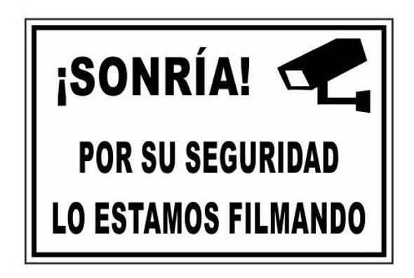 Lo Estamos Filmando - Calco Autoadhesivo - Sticker En Vinilo 1