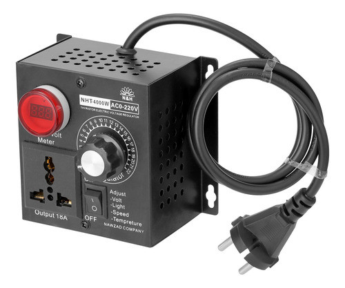 Ac 220 V 4000 W Controlador De Tensão Variável Compacto Port 0