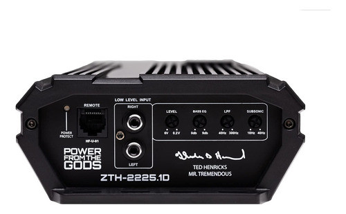 Hifonics Zth-2225.1d Zeus Theta - Amplificador Compacto De A 1