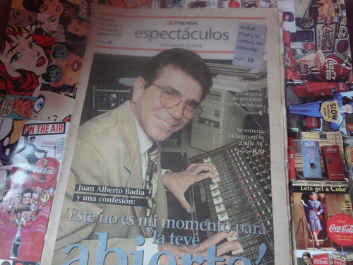 La Prensa Espectaculos 1994 Juan Carlos Badia Lorena Paola 0